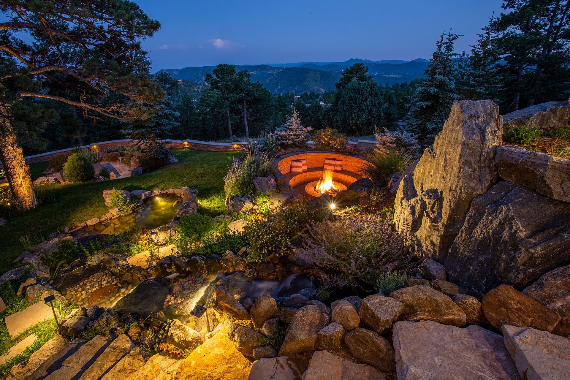 gorgeous firepit