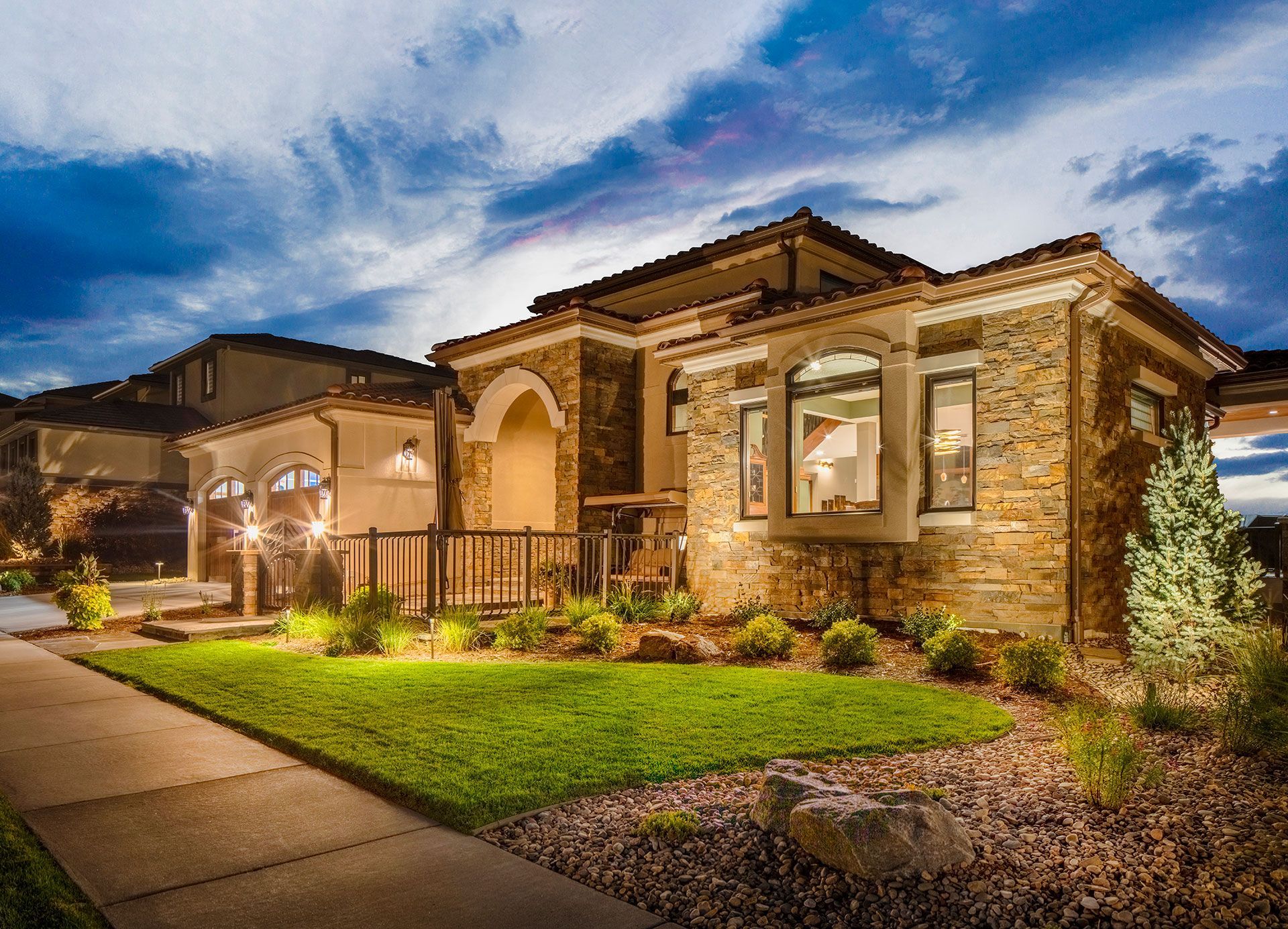 stunning residential landscape