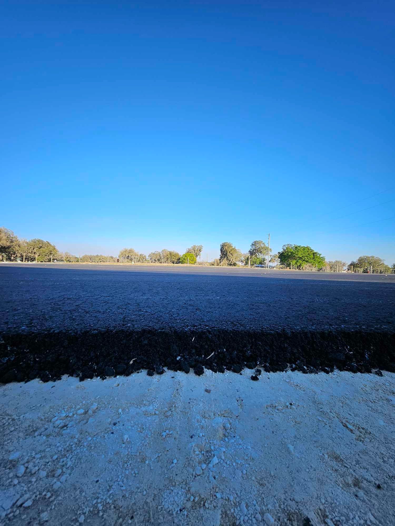 A close-up of a road