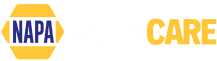 A napa car care logo on a white background