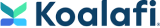 The word koalafi is written in blue letters on a white background.