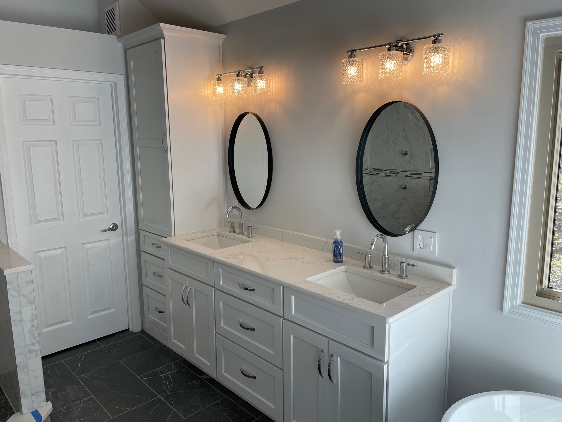 Louis Family Custom Vanity Addition (Cincinnati, Ohio)