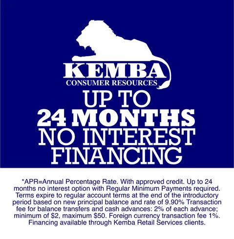 Kemba Consumer Resources Up to 24 Months No Interest Financing