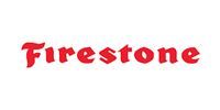 Red Firestone logo text on a white background