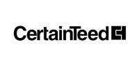 CertainTeed logo in black on a white background