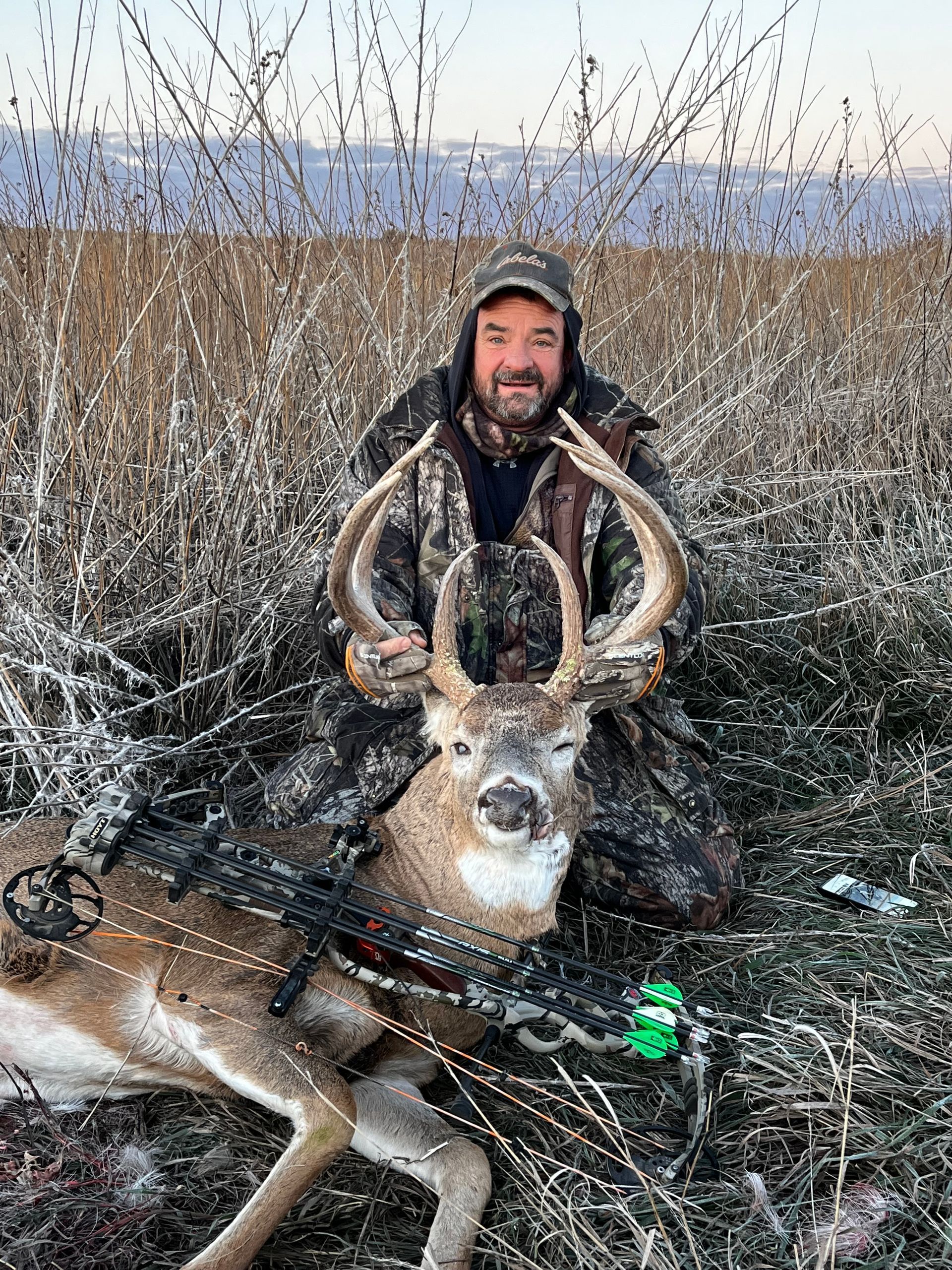 man in a cap with his catch