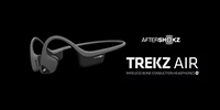 Black wireless bone conduction headphones 