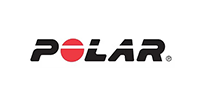 Polar brand logo: Black text with a red circle incorporating two horizontal white lines.