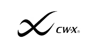 CW-X logo: Black stylized 