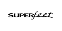 Superfeet logo in black text. The 