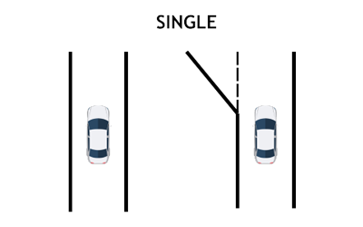 Single-car driveway