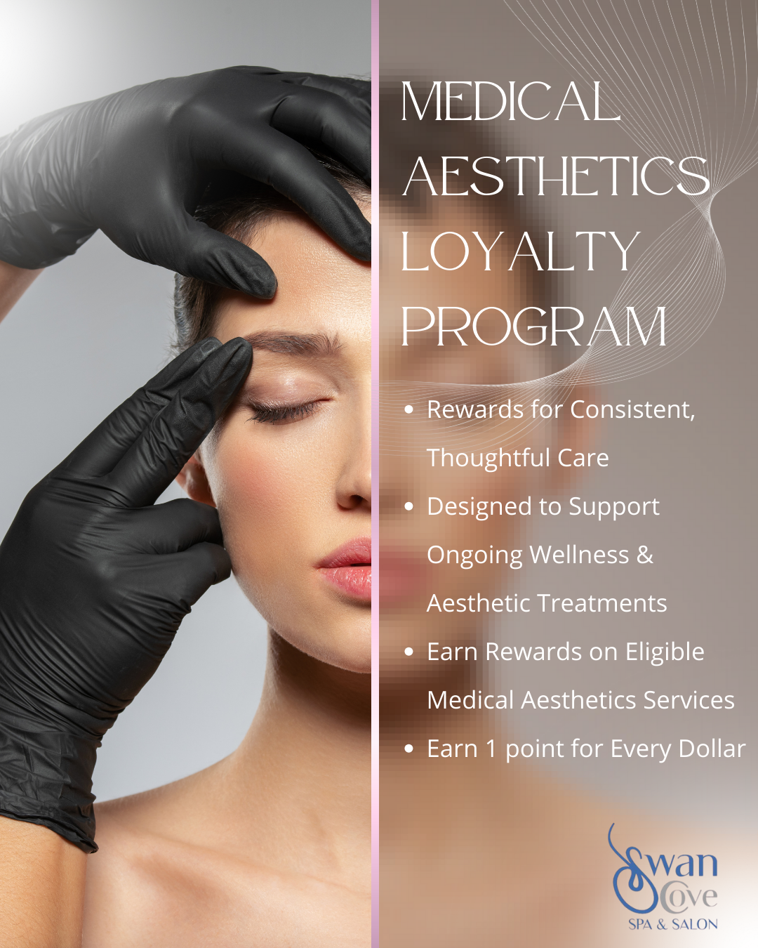 Swan Cove Spa & Salon October fall scent, vanilla, wild plum, with flower, plum branch.