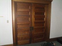 wooden door