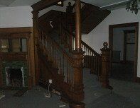 wooden staircase