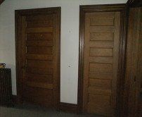 oak wood door