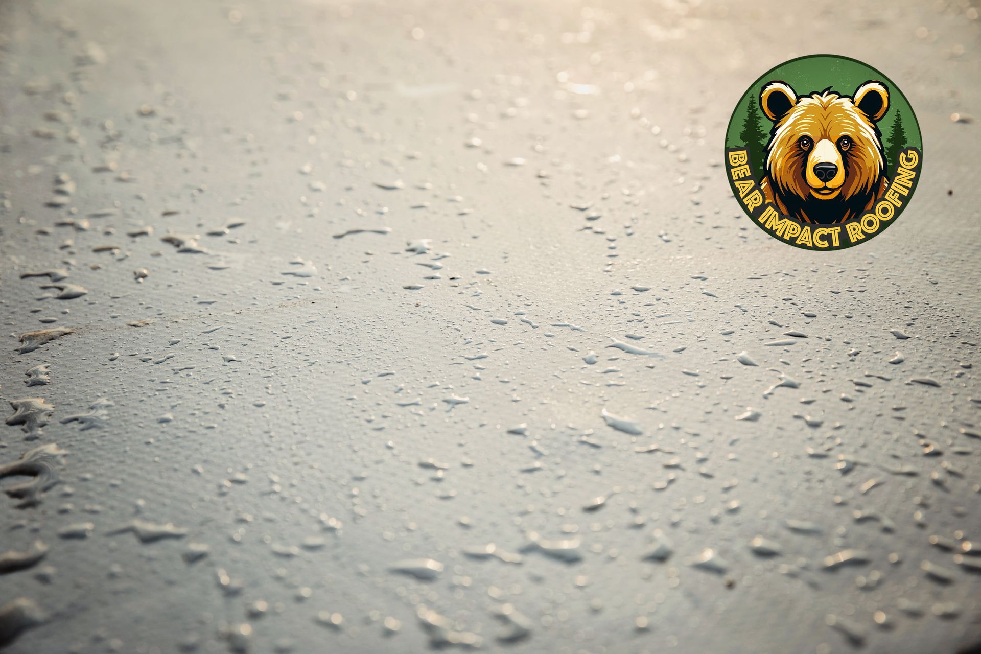 Close-up of a wet surface with the 