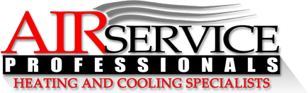 Air Service Professionals Heating and Cooling Specialists Logo