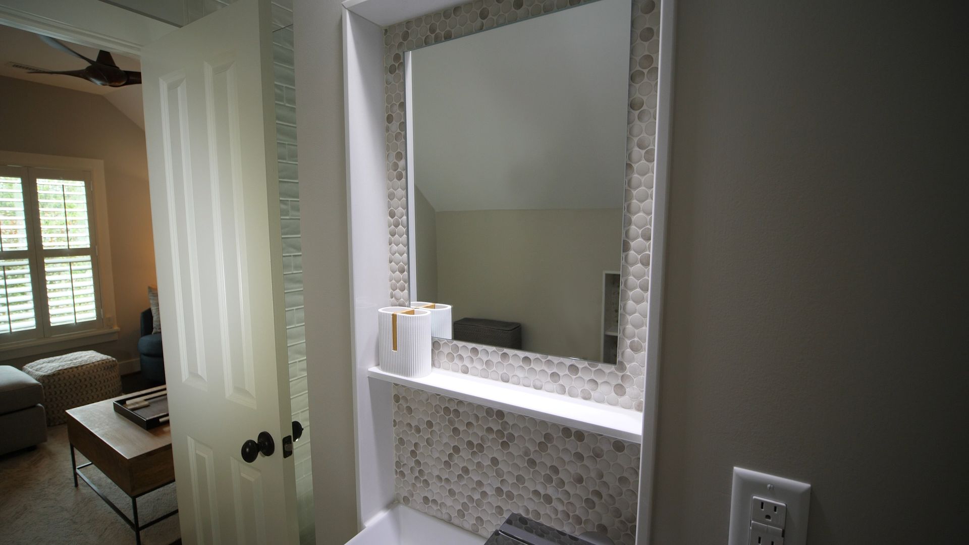 Image of completed bathroom sink basin remodel