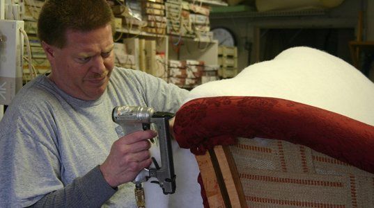 Reupholstering services