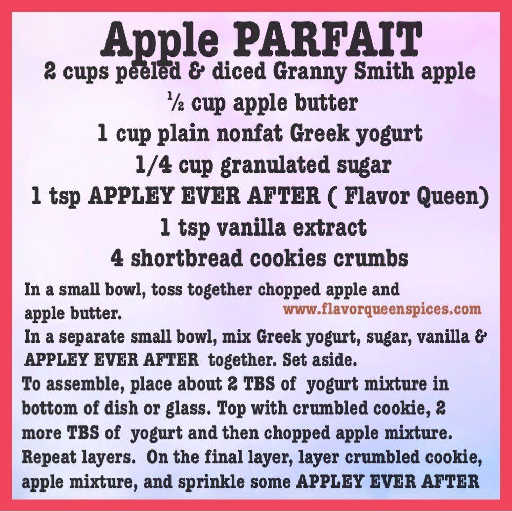 apple parfait