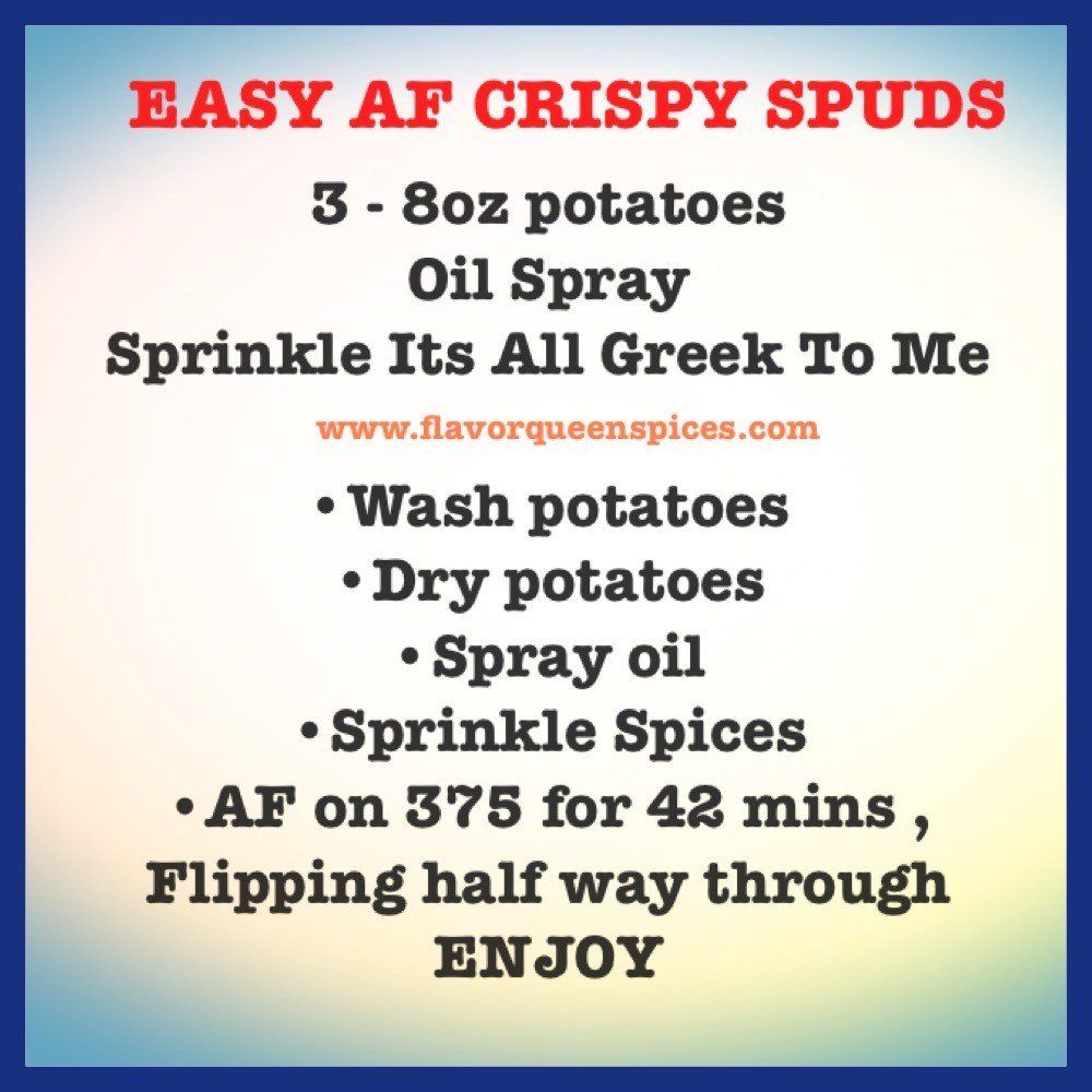 Easy AF Crispy Spuds Recipe