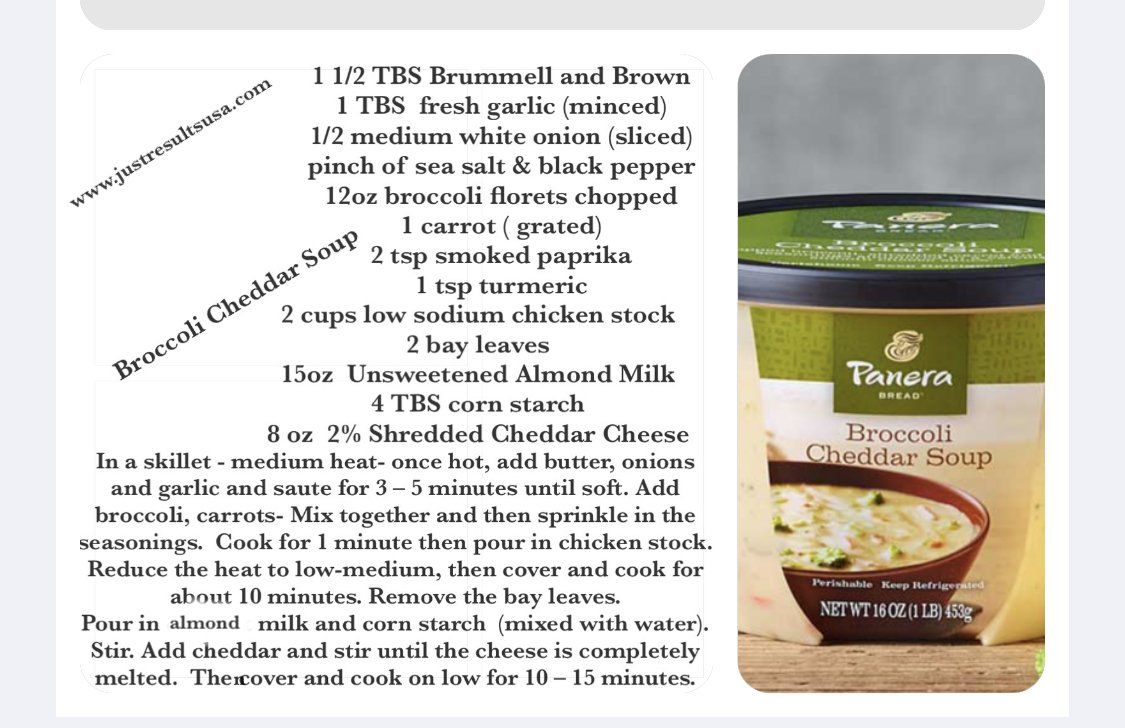 Broccoli Cheddar Soup