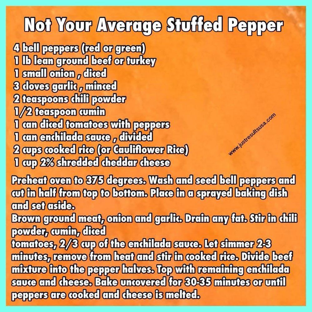 Not Your Average Stuffed Pepper recipe
