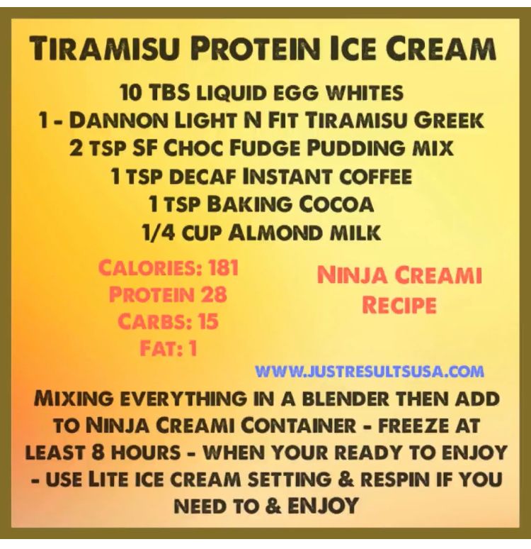 Tiramisu Protein Ice Cream