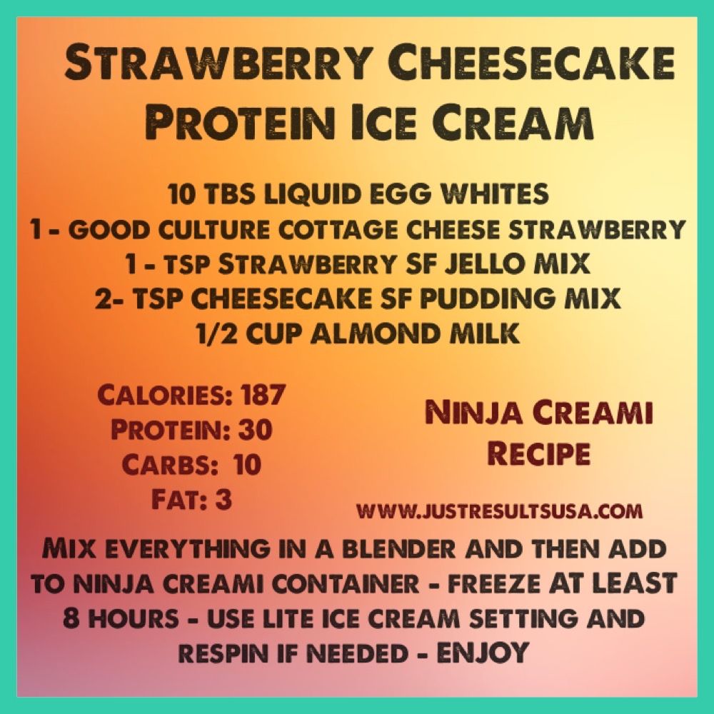 Strawberry Cheesecake Protein Ice Cream