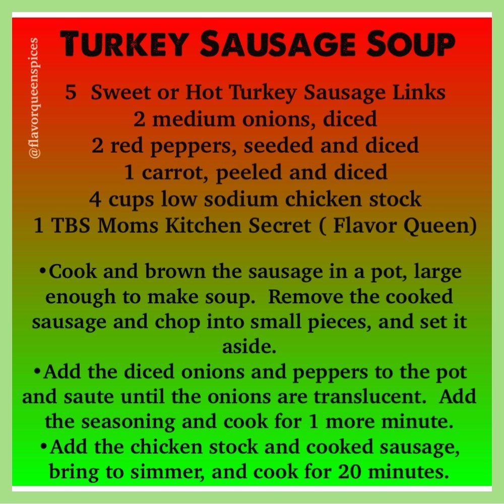 turkey sausage soup