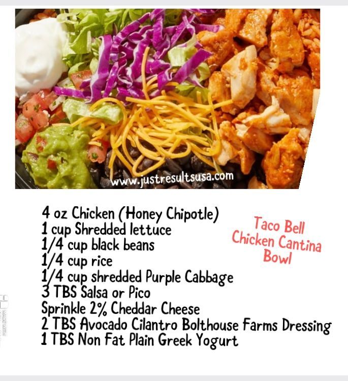 Taco Bell Chicken Cantina Bowl