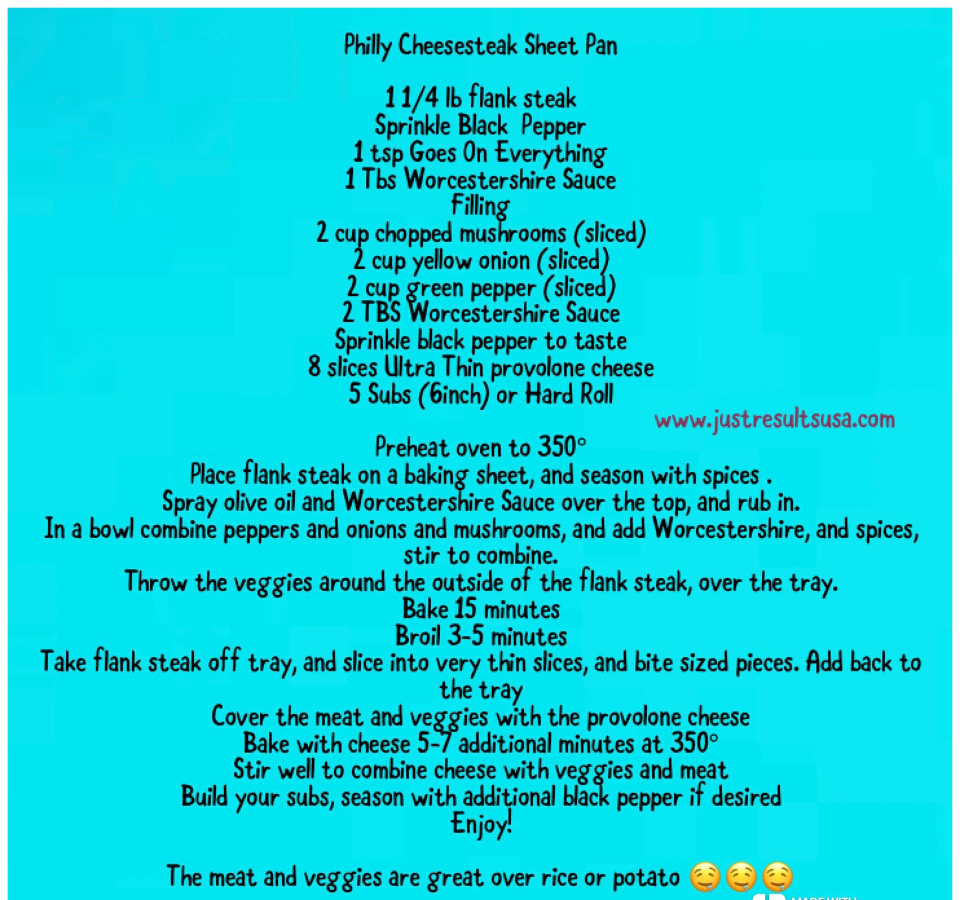 Philly Cheesesteak Sheet Pan Recipe