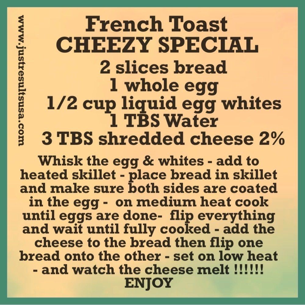 A recipe for french toast cheezy special