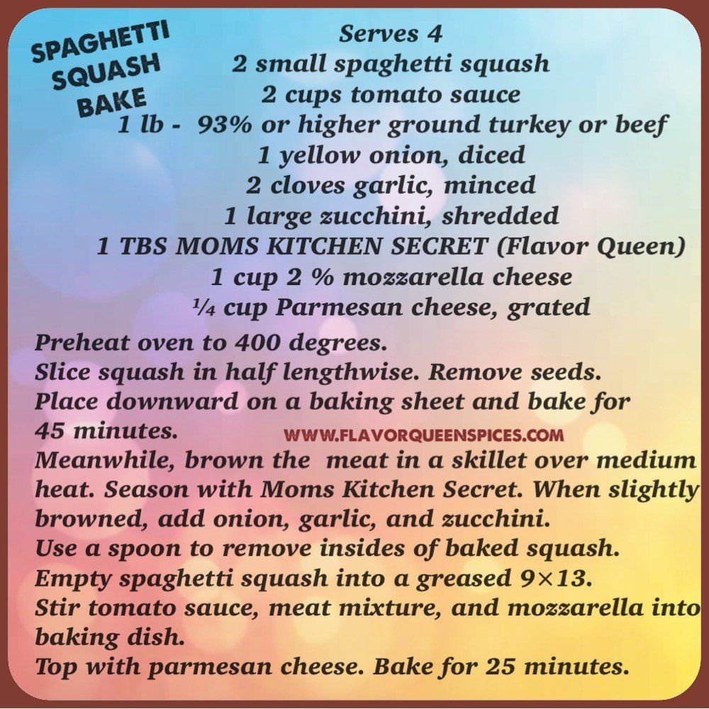 Spaghetti Squash Bake recipe