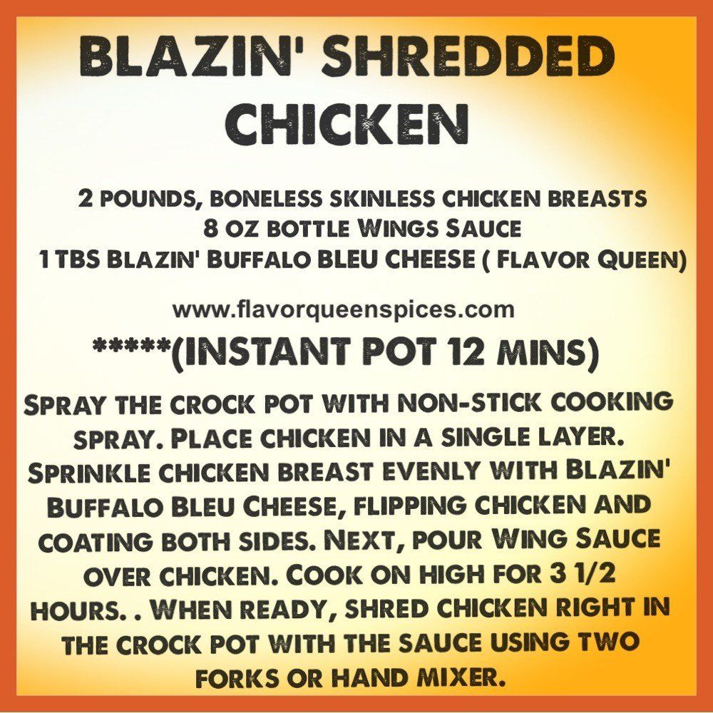shredded chicken