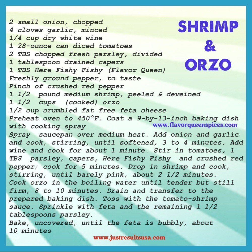 Shrimp Orzo recipe