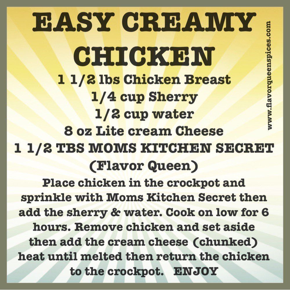 Easy Creamy Chicken recipe