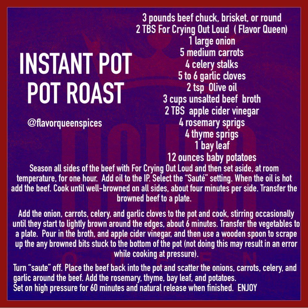 instant pot roast