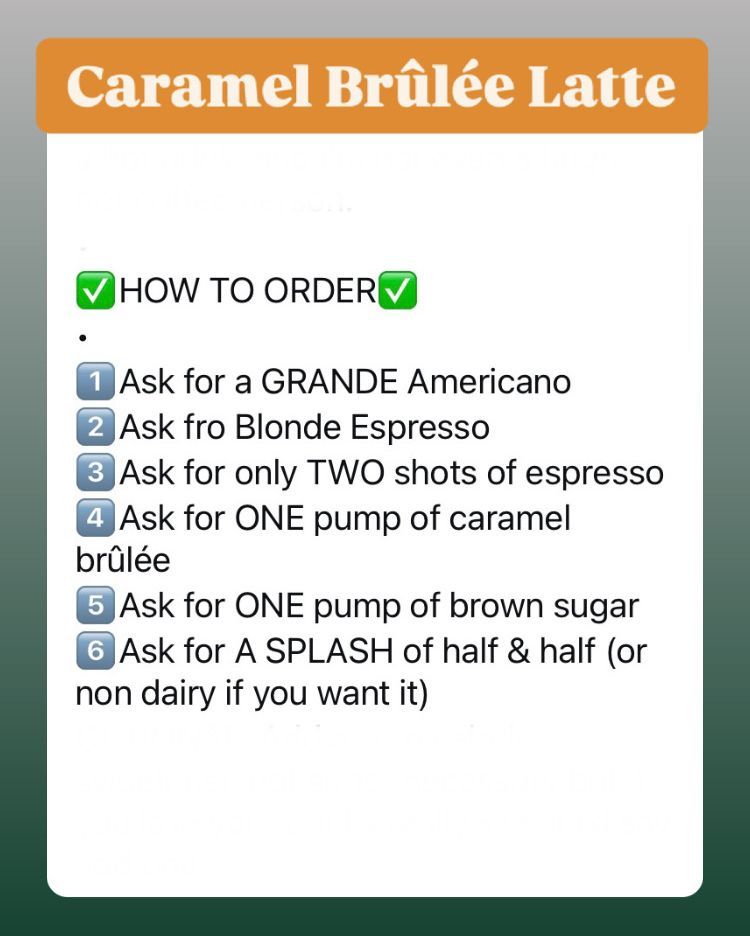 Caramel Brulee Latte