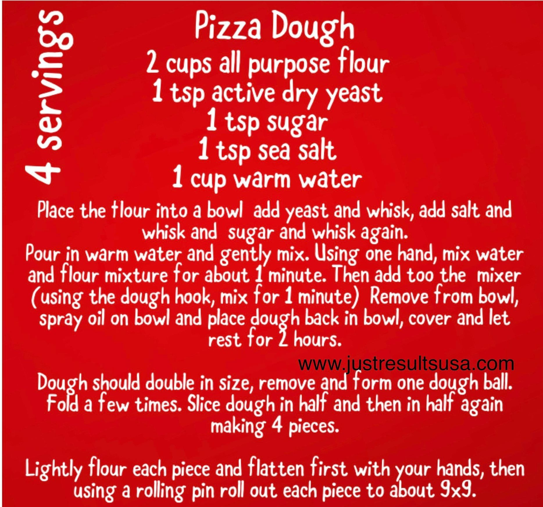 pizza dough recipe