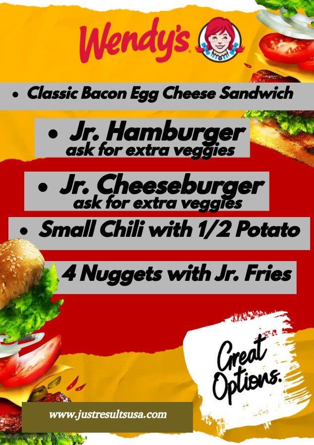 Wendy's dining out options