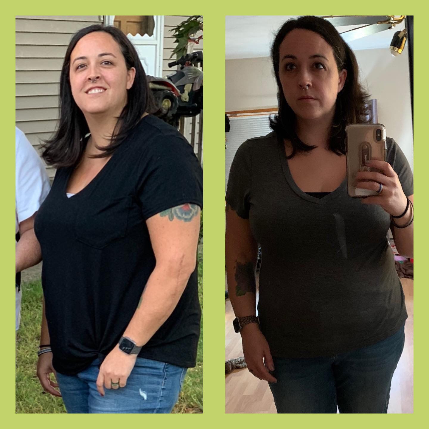 Before and after photos