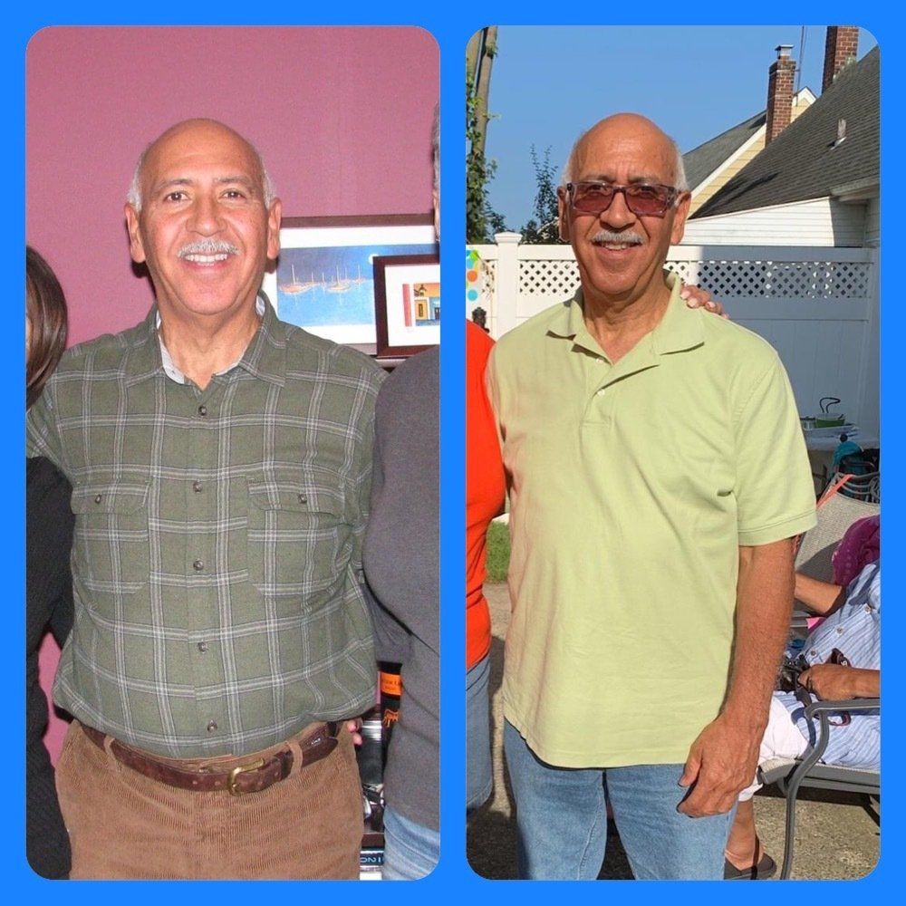 Before and after photos