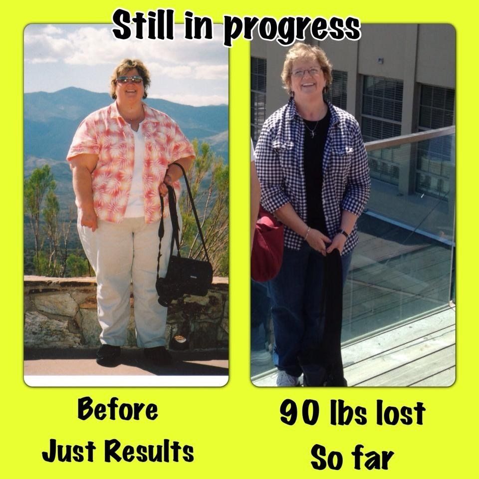 Just results lost 90 lbs