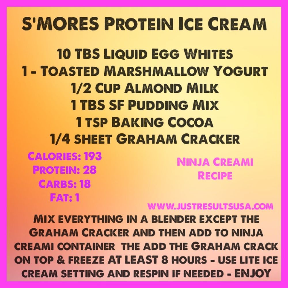 S'mores Protein Ice Cream