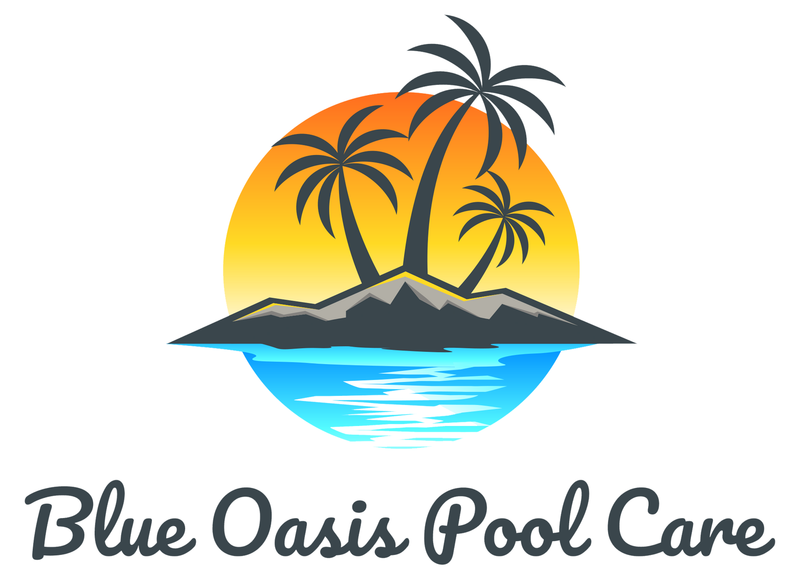 Blue Oasis Pool Care - logo