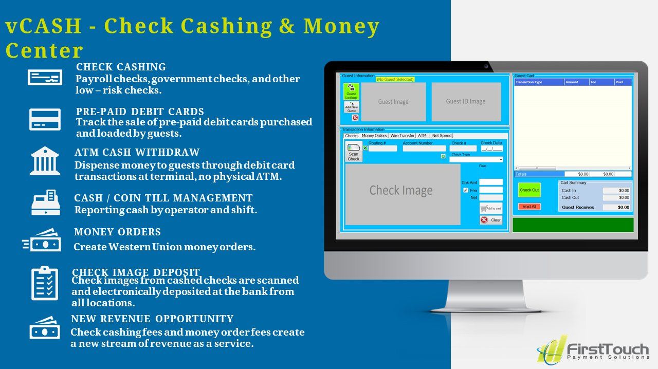 vCASH - Check Cashing & Money