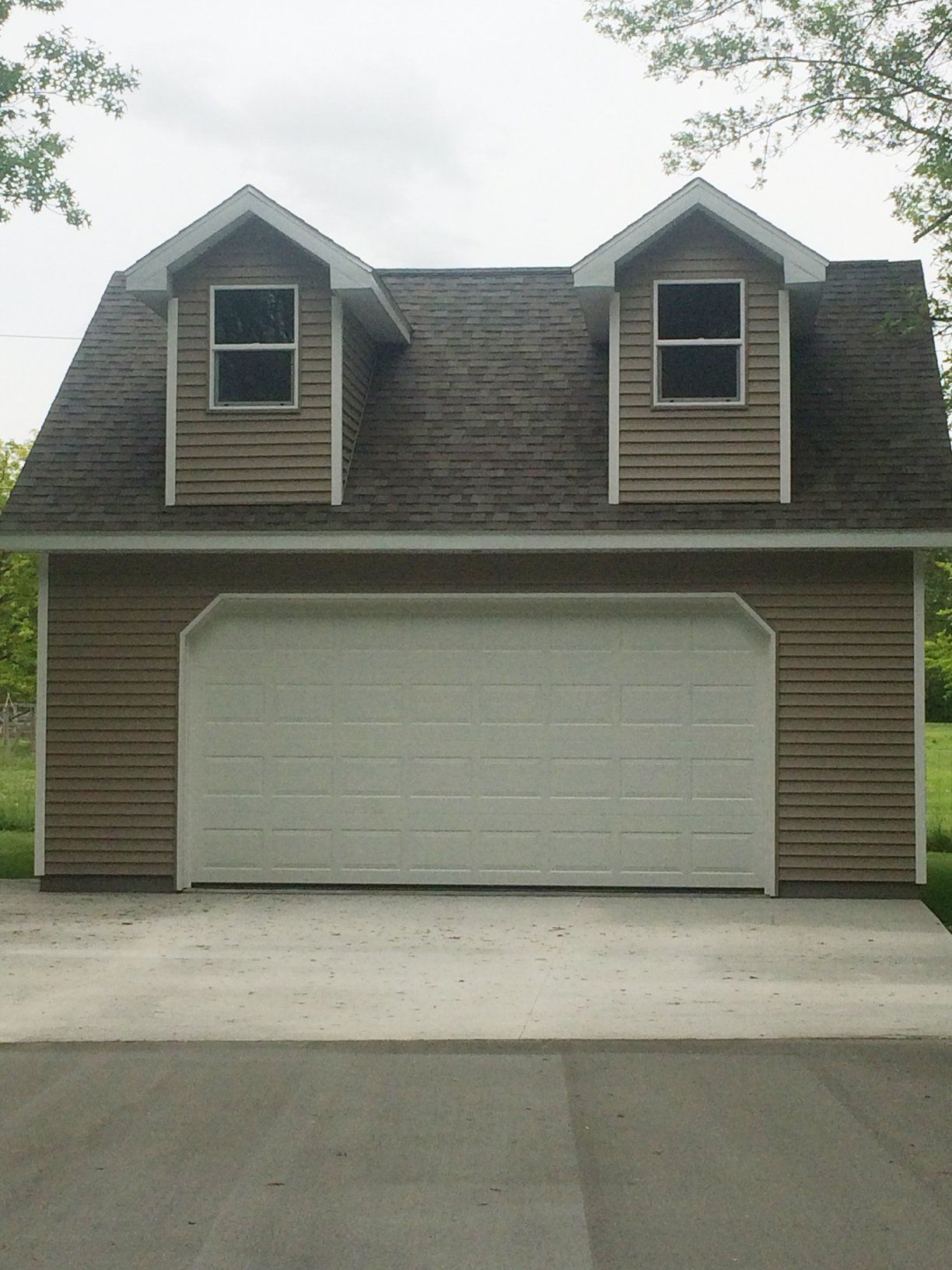 Custom-built garage