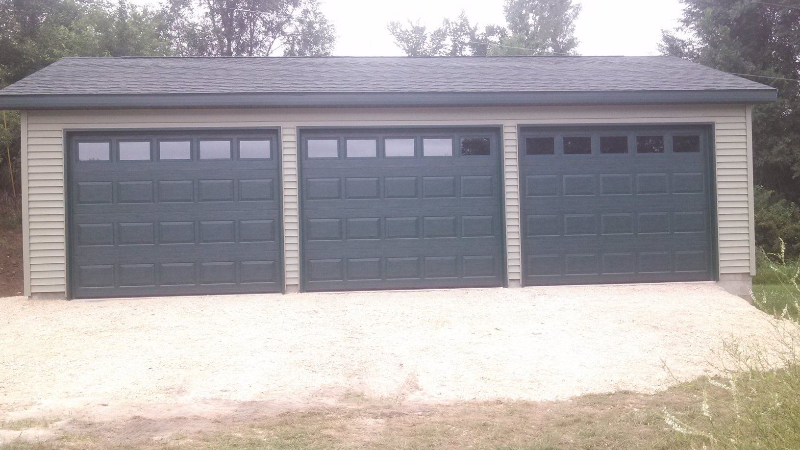 Custom-built garage