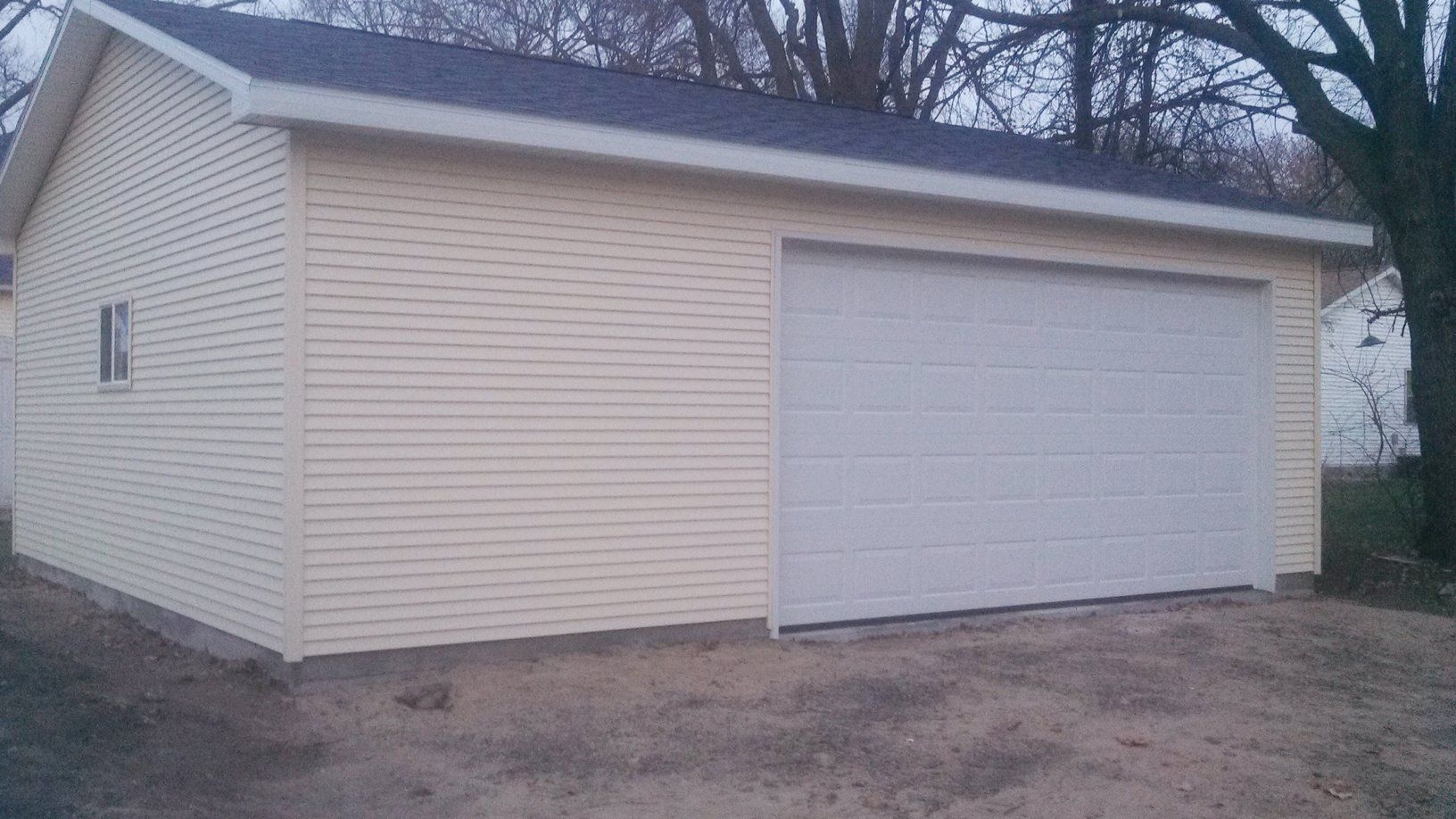 Custom-built garage